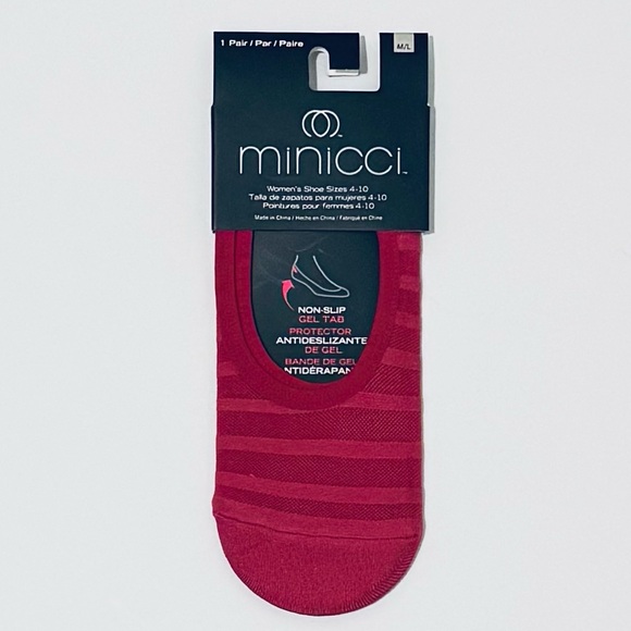 Minicci Women's Red Non-Slip Socks - Picture 1 of 3